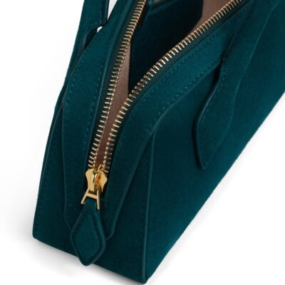 Alaïa Suede Le Teckel Top-Handle Bag - Image 3