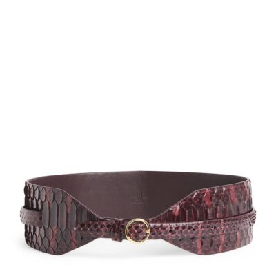 Alaïa Wide Leather Belt - Image 1