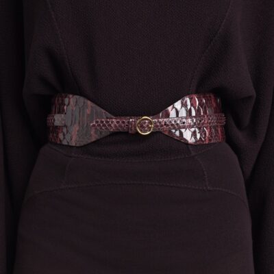 Alaïa Wide Leather Belt - Image 2