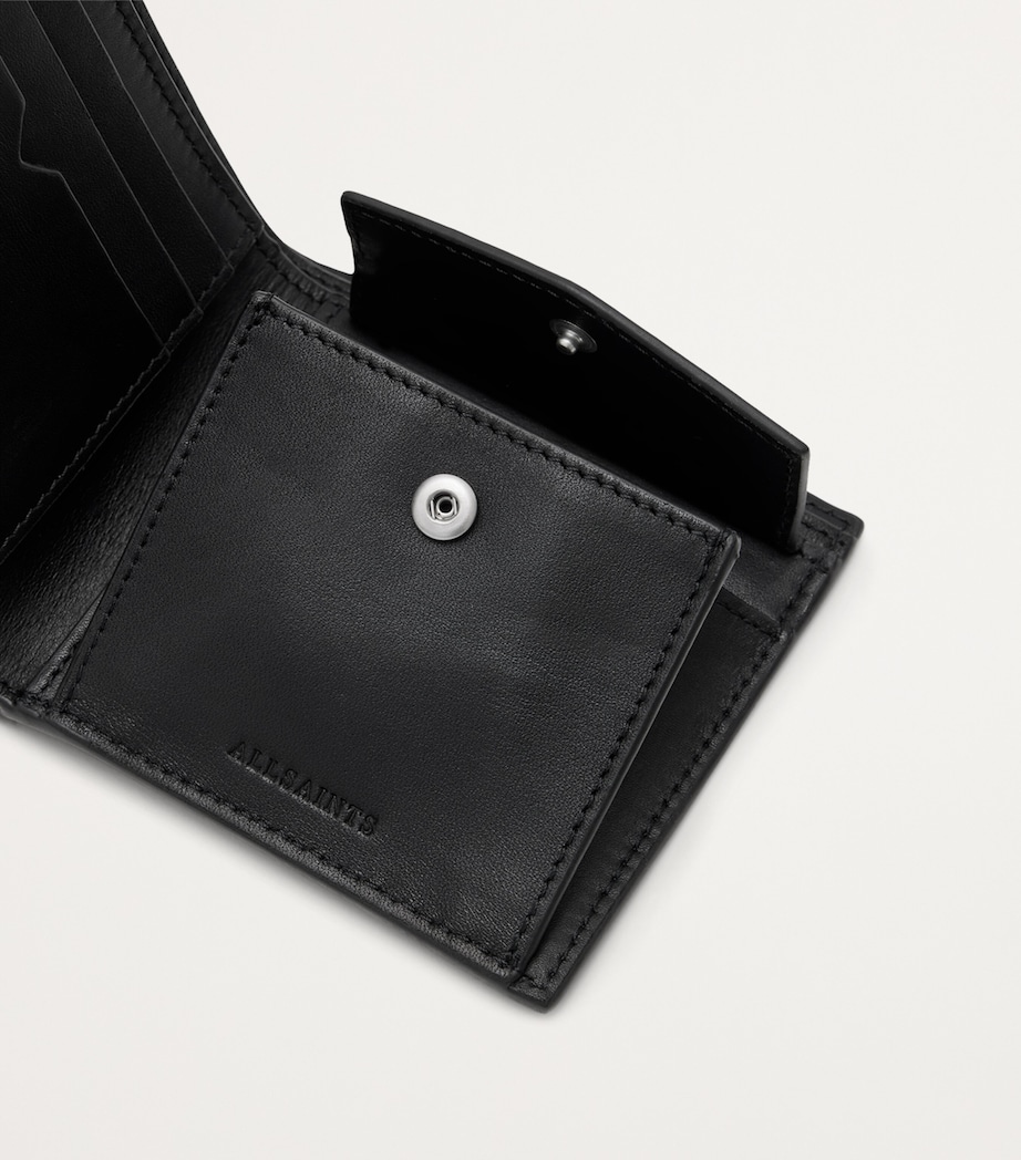 AllSaints Calfskin Delph Bifold Wallet - Image 4