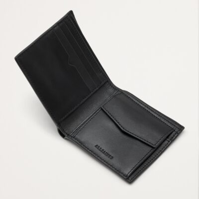 AllSaints Calfskin Delph Bifold Wallet - Image 5