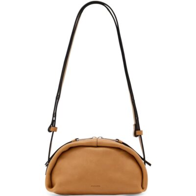 AllSaints Calfskin Rosalie Arc Cross-Body Bag - Image 1