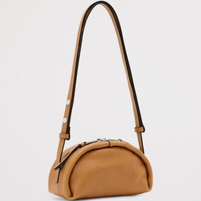 AllSaints Calfskin Rosalie Arc Cross-Body Bag - Image 4