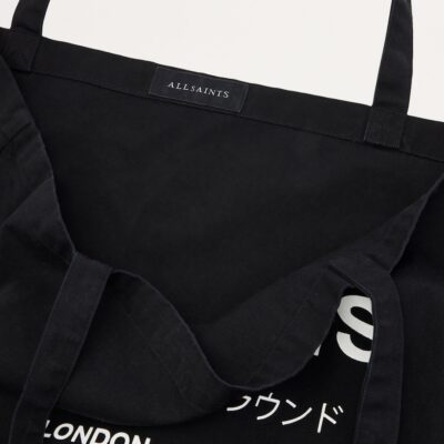 AllSaints Cotton Underground Tote Bag - Image 4