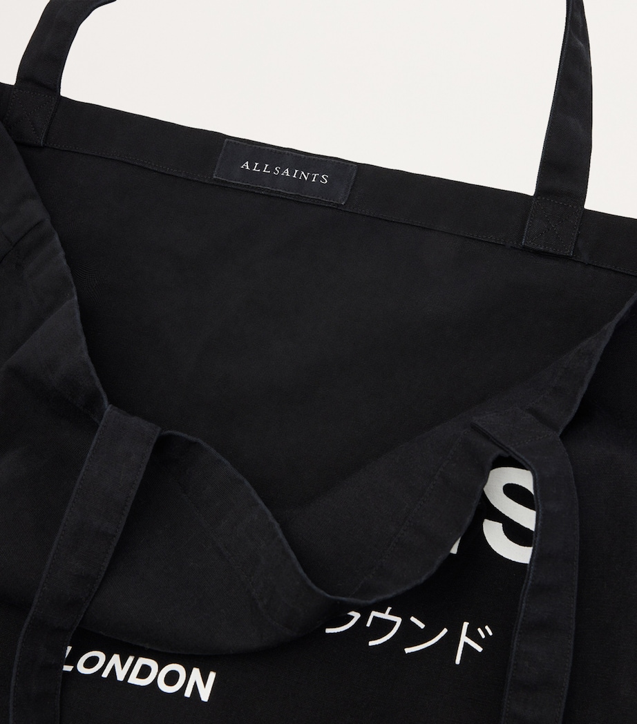 AllSaints Cotton Underground Tote Bag - Image 4