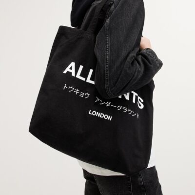 AllSaints Cotton Underground Tote Bag - Image 5