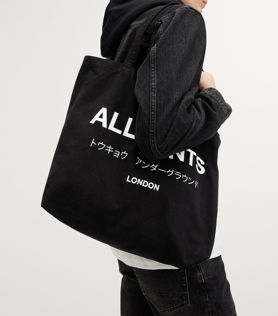 AllSaints Cotton Underground Tote Bag - Image 5