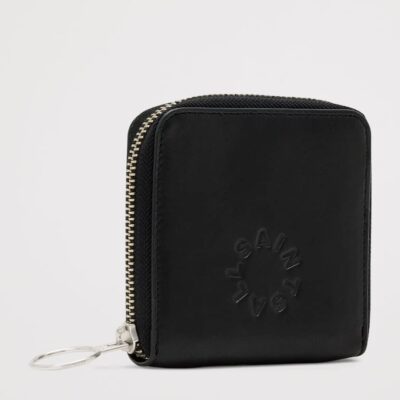 AllSaints Lambskin Zip-Around Arlo Wallet - Image 3