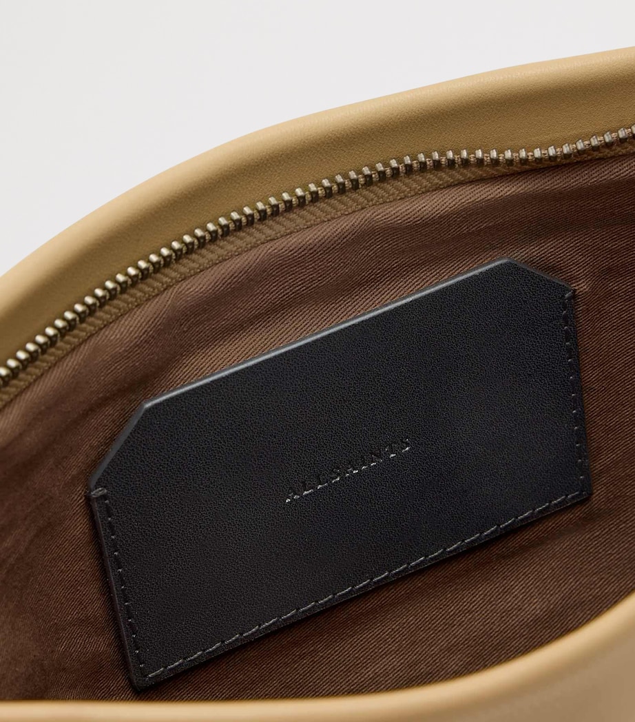 AllSaints Leather Bettina Clutch Bag - Image 2