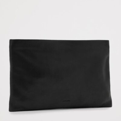 AllSaints Leather Bettina Clutch Bag - Image 2