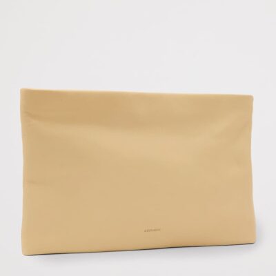 AllSaints Leather Bettina Clutch Bag - Image 3