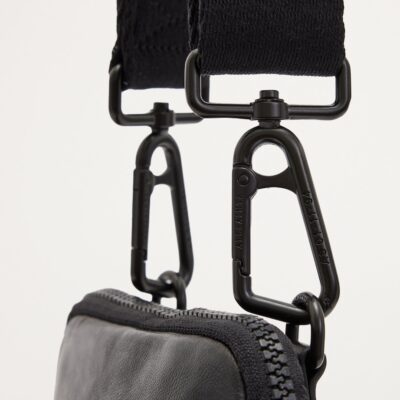 AllSaints Leather Falcon Cross-Body Bag - Image 5