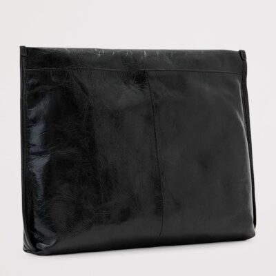 AllSaints Leather Jean Rey Pouch - Image 5
