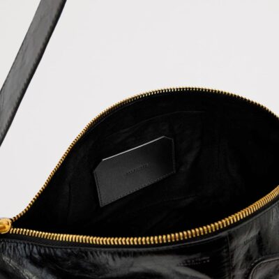 AllSaints Leather Jean Rey Shoulder Bag - Image 4