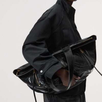 AllSaints Leather Jean Rey Tote Bag - Image 2