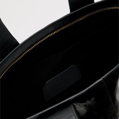 AllSaints Leather Jean Rey Tote Bag - Image 3