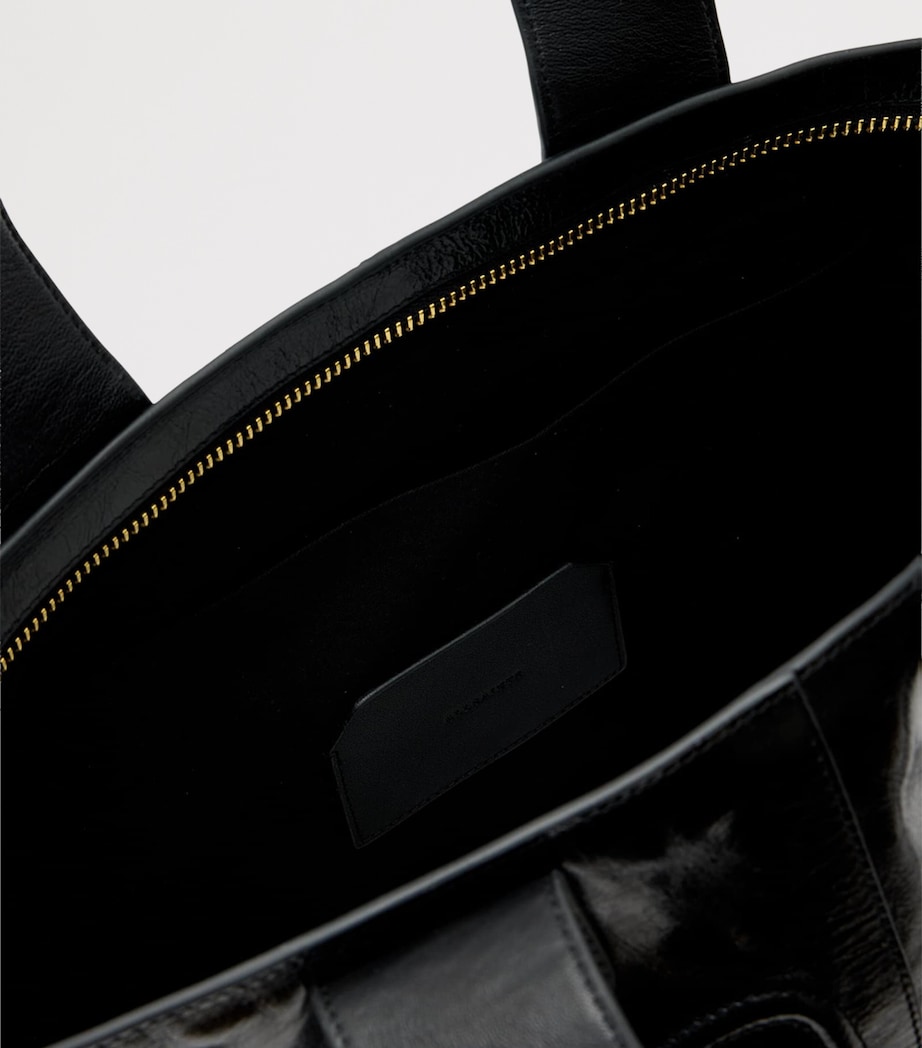 AllSaints Leather Jean Rey Tote Bag - Image 3
