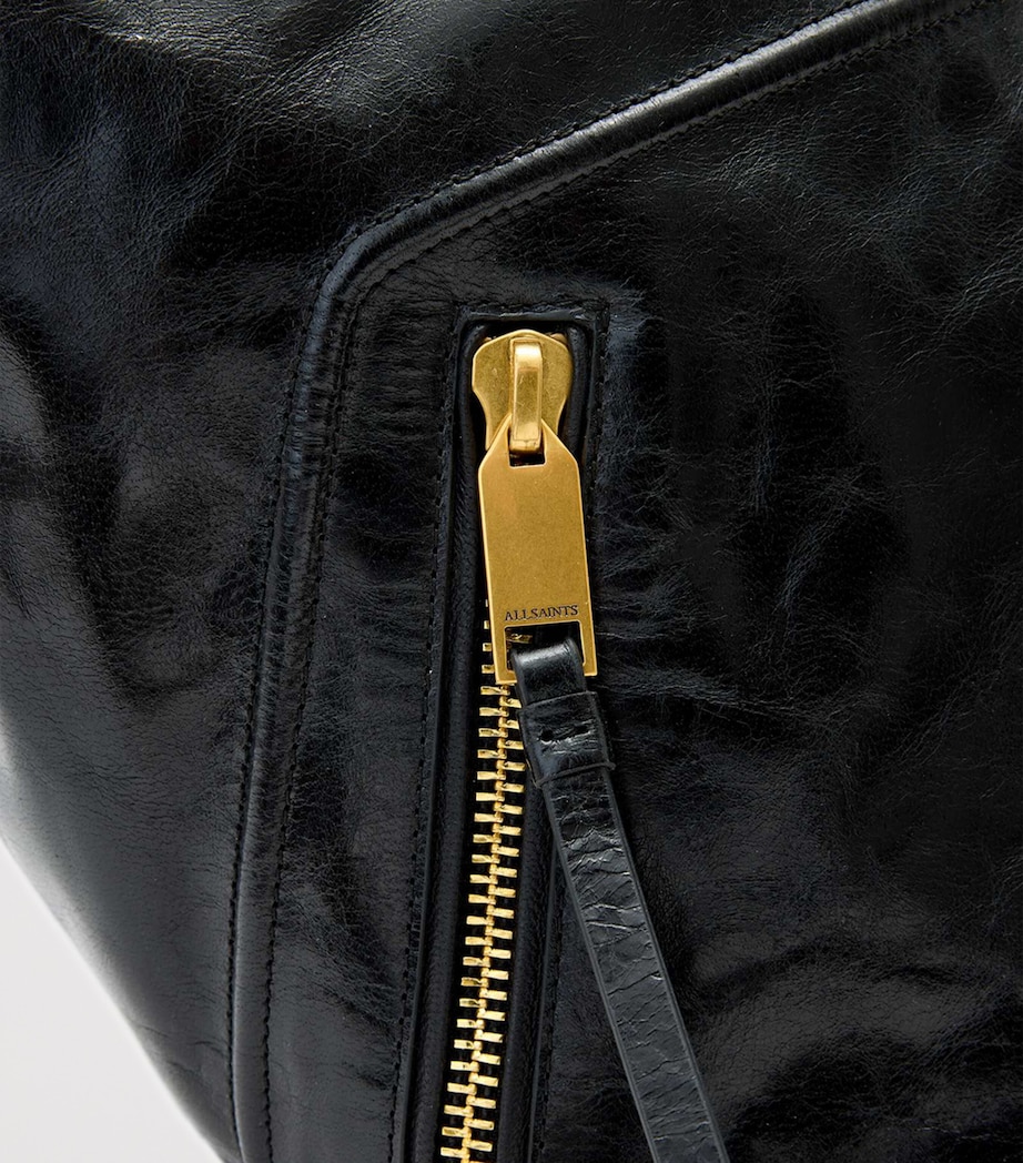 AllSaints Leather Jean Rey Tote Bag - Image 5