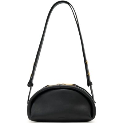 AllSaints Leather Rosalie Arc Cross-Body Bag - Image 1