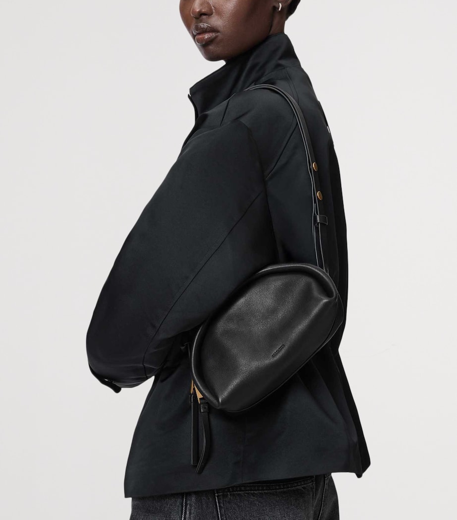 AllSaints Leather Rosalie Arc Cross-Body Bag - Image 2