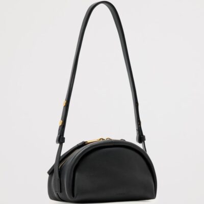 AllSaints Leather Rosalie Arc Cross-Body Bag - Image 4