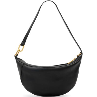 AllSaints Micro Leather Luna Shoulder Bag - Image 1