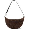 AllSaints Micro Suede Luna Leppo Shoulder Bag - Image 1