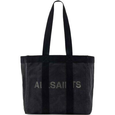 AllSaints Organic Cotton Canvas Layo Tote Bag - Image 1