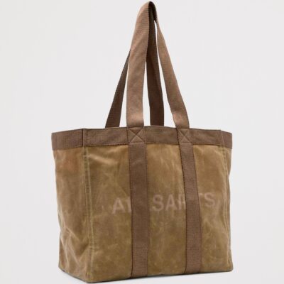 AllSaints Organic Cotton Canvas Layo Tote Bag - Image 3
