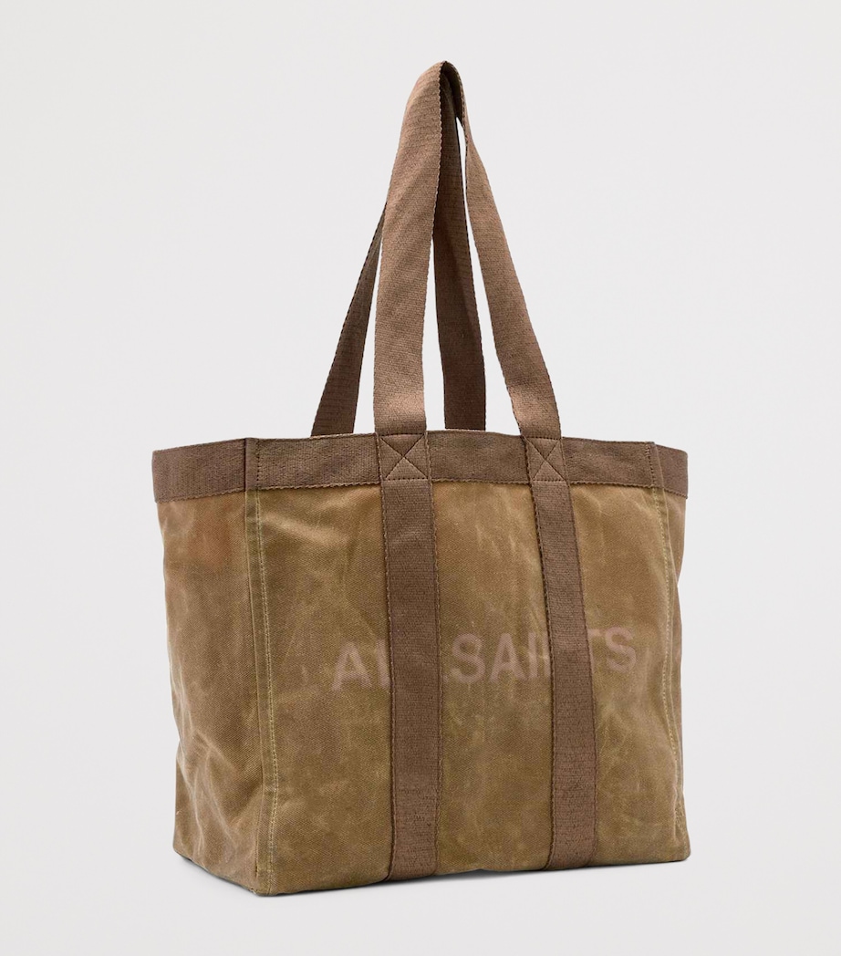 AllSaints Organic Cotton Canvas Layo Tote Bag - Image 3
