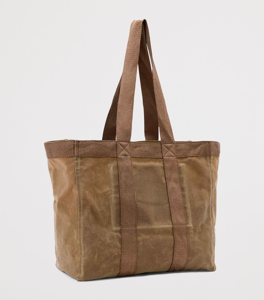 AllSaints Organic Cotton Canvas Layo Tote Bag - Image 4