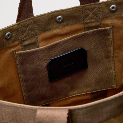 AllSaints Organic Cotton Canvas Layo Tote Bag - Image 5