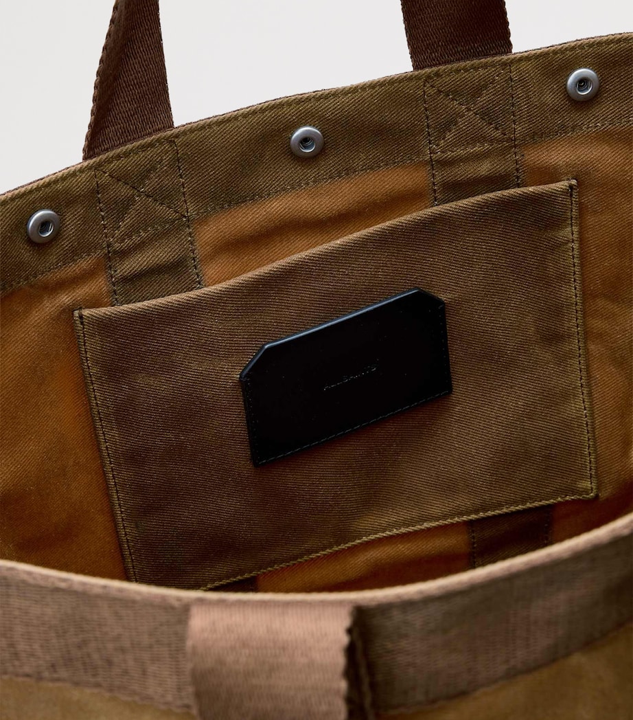 AllSaints Organic Cotton Canvas Layo Tote Bag - Image 5