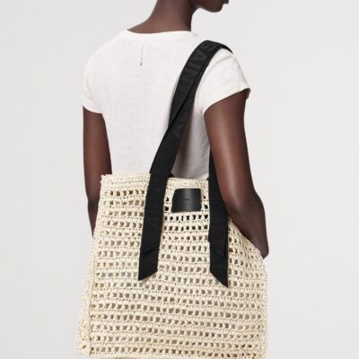 AllSaints Paper Mesh Lullah Tote Bag - Image 2