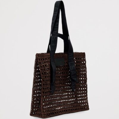 AllSaints Paper Mesh Lullah Tote Bag - Image 3