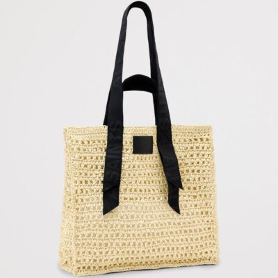 AllSaints Paper Mesh Lullah Tote Bag - Image 3