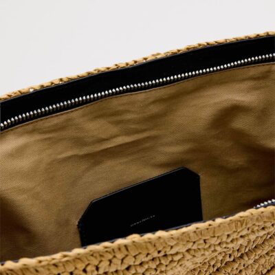 AllSaints Raffia Bettina Clutch Bag - Image 5