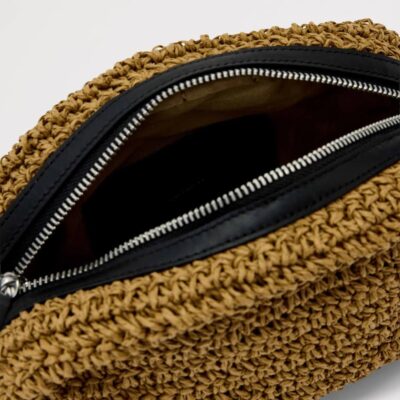 AllSaints Raffia Rosalie Cross-Body Bag - Image 5