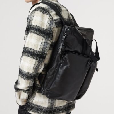 AllSaints Sheepskin Haven Force Backpack - Image 2