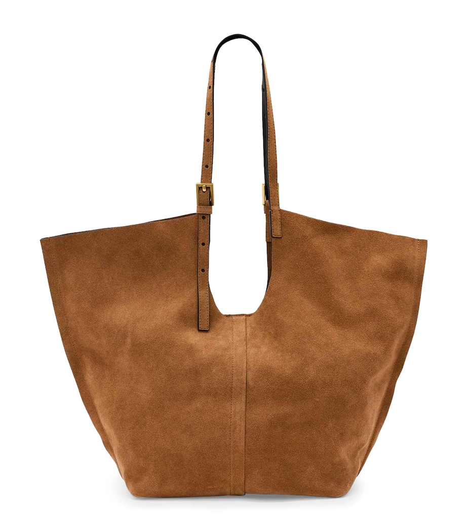 AllSaints Suede Ara East-West Tote Bag - Image 1