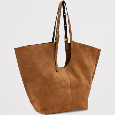 AllSaints Suede Ara East-West Tote Bag - Image 3