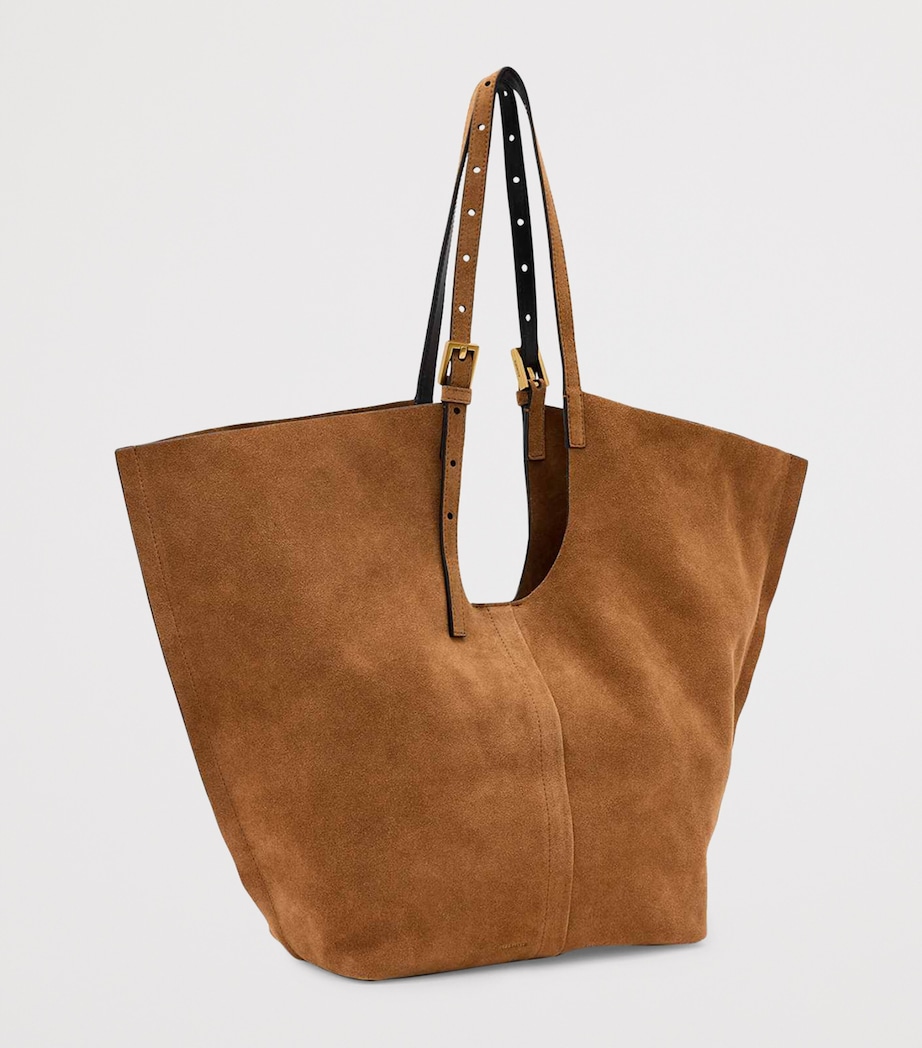 AllSaints Suede Ara East-West Tote Bag - Image 3