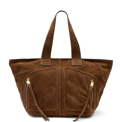 AllSaints Suede Jean Rey Tote Bag - Image 1