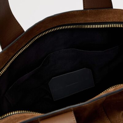 AllSaints Suede Jean Rey Tote Bag - Image 4