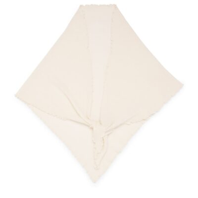 Allude Cashmere Lettuce-Hem Scarf - Image 1