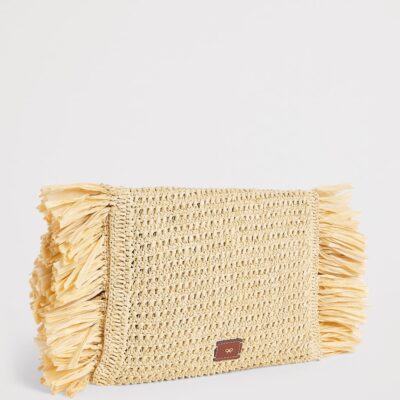 Anya Hindmarch Oversized Raffia Clutch Bag - Image 3