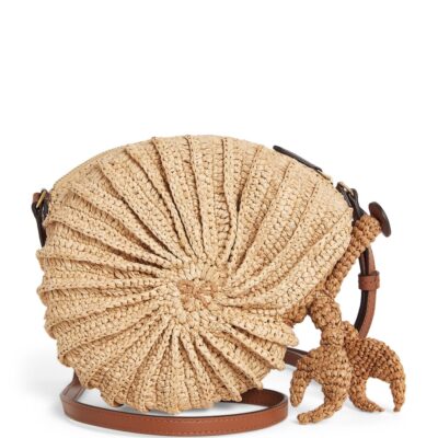 Anya Hindmarch Raffia Hermit Crab Cross-Body Bag - Image 1