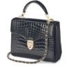 Aspinal Of London Black Leather Mayfair Top - Image 1