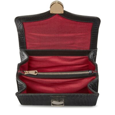 Aspinal Of London Black Leather Mayfair Top - Image 3