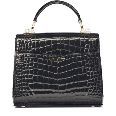 Aspinal Of London Black Leather Mayfair Top - Image 4